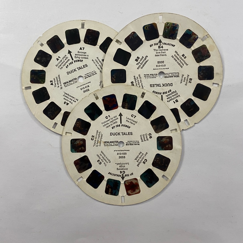 Duck Tales View-Master Reel Slides